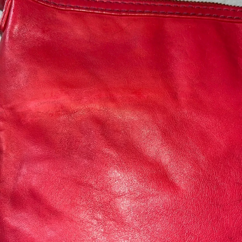 Marc by Marc Jacobs  Crossbody bag   coral red  GUC refurb. 2 Turnlock Front Poc